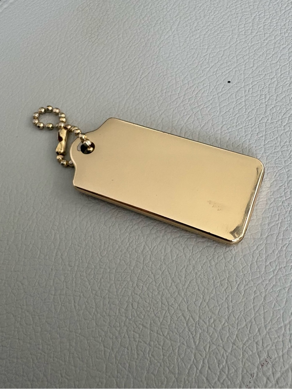 Coach Gold-Tone Bag Tag - Picture 3 of 4